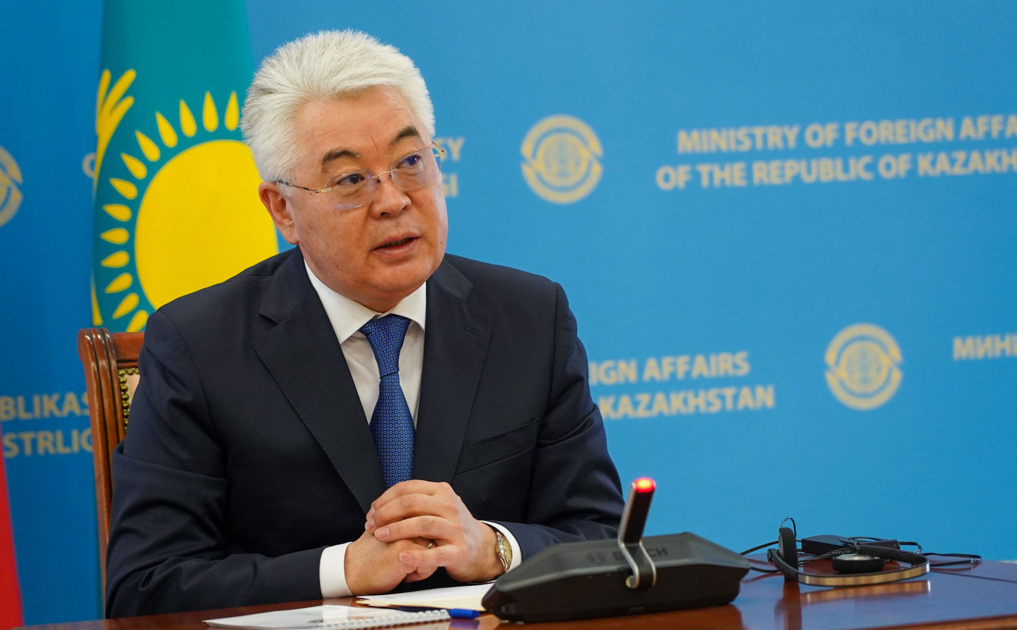 Министр иностранных дел Казахстана Бейбут Атамкулов