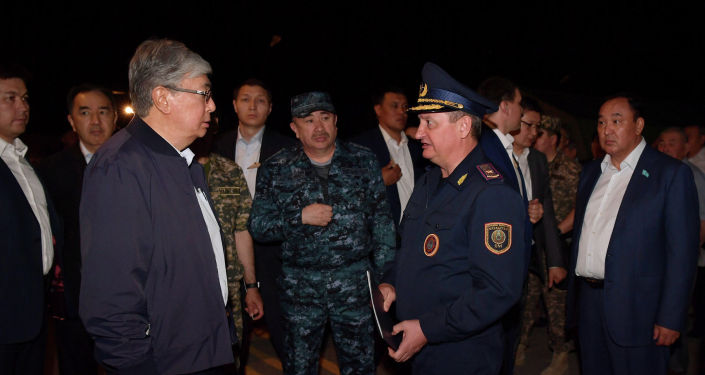 Президенту Казахстана доложили, как прошла эвакуация, а также что делается для ликвидации очагов взрывов и возгорания