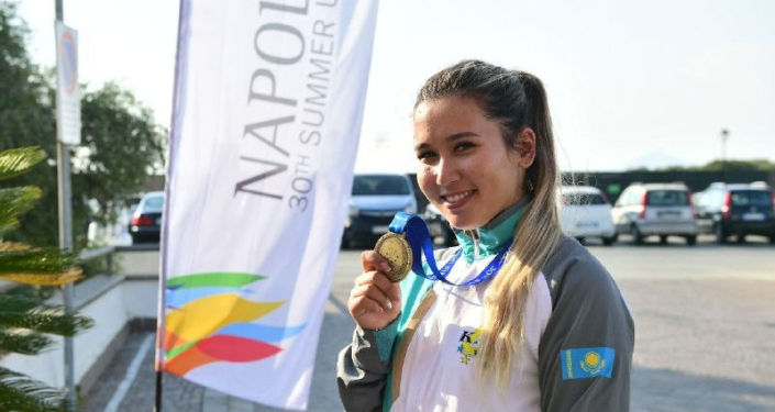 Участница сборной Казахстана Сарсенкуль Рысбекова завоевала бронзовую награду в стендовой стрельбе на Универсиаде 