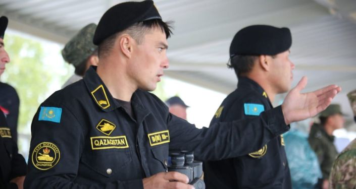 Танк биатлонына қатысқан қазақстандық әскерилер