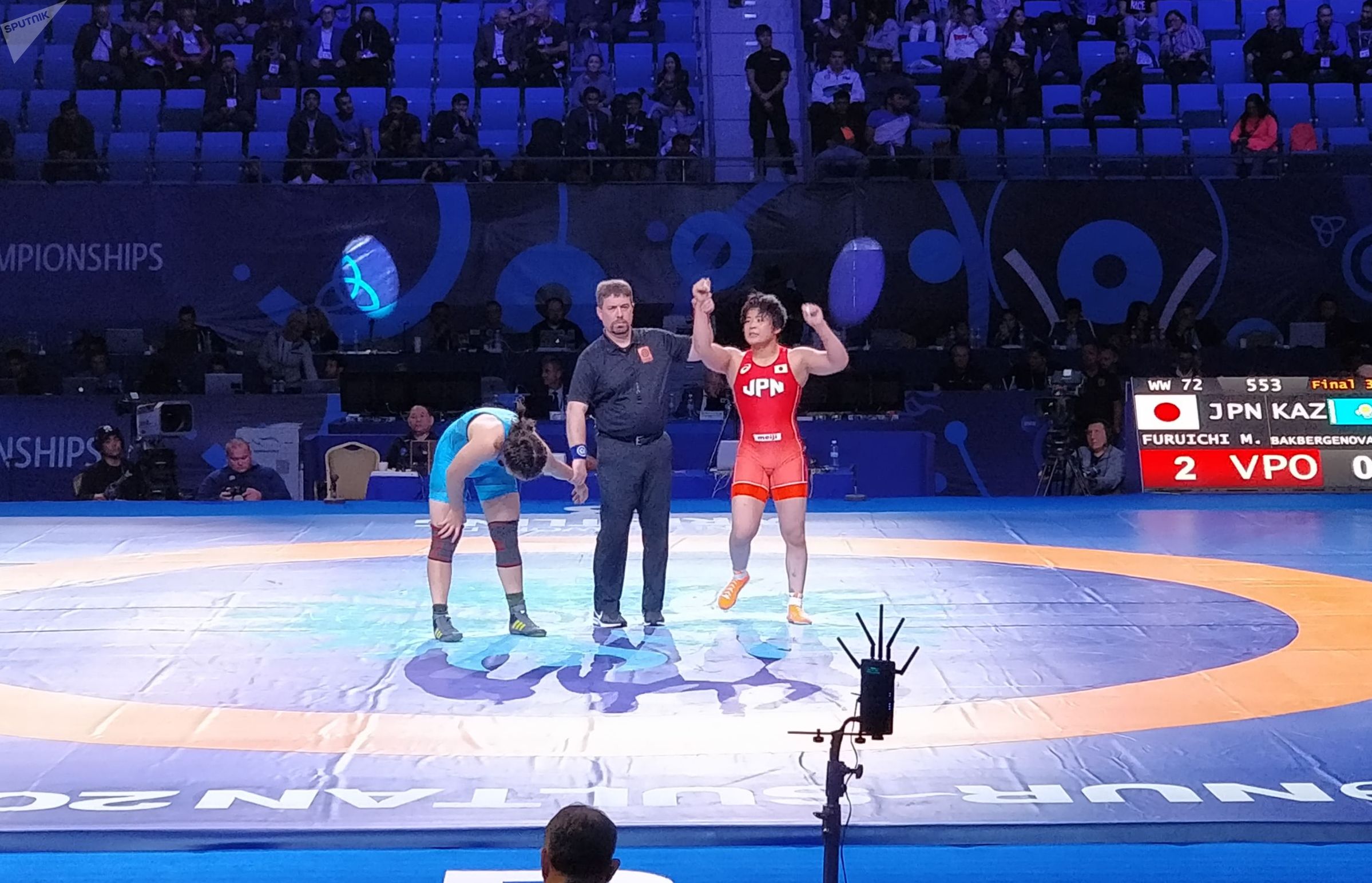 ЧМ по борьбе - WW - 72 кг - за бронзу: Жамиля Бакбергенова (Казахстан) - Фуруити Масако (Япония)