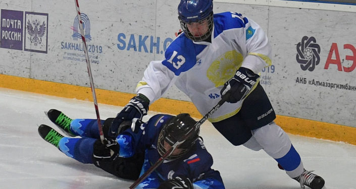 Хоккейный матч Якутия - Казахстан