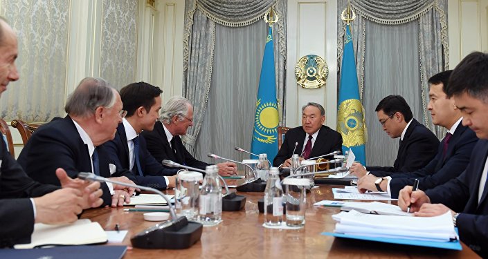 Нурсултан Назарбаев и руководство компании Rothschild & Co