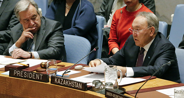 Выступление Нурсултана Назарбаева на заседании Совбеза ООН