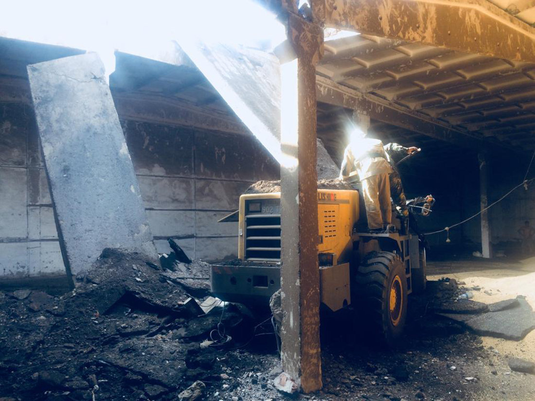 СҚО-да трактор жүргізушісінің үстіне бетон құлаған