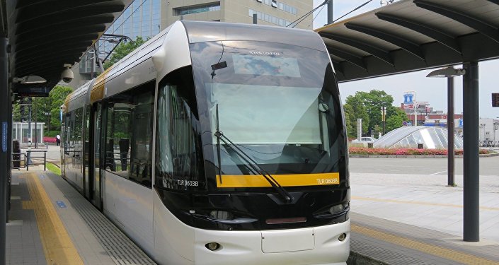 Легкорельсовый транспорт LRT, иллюстративное фото