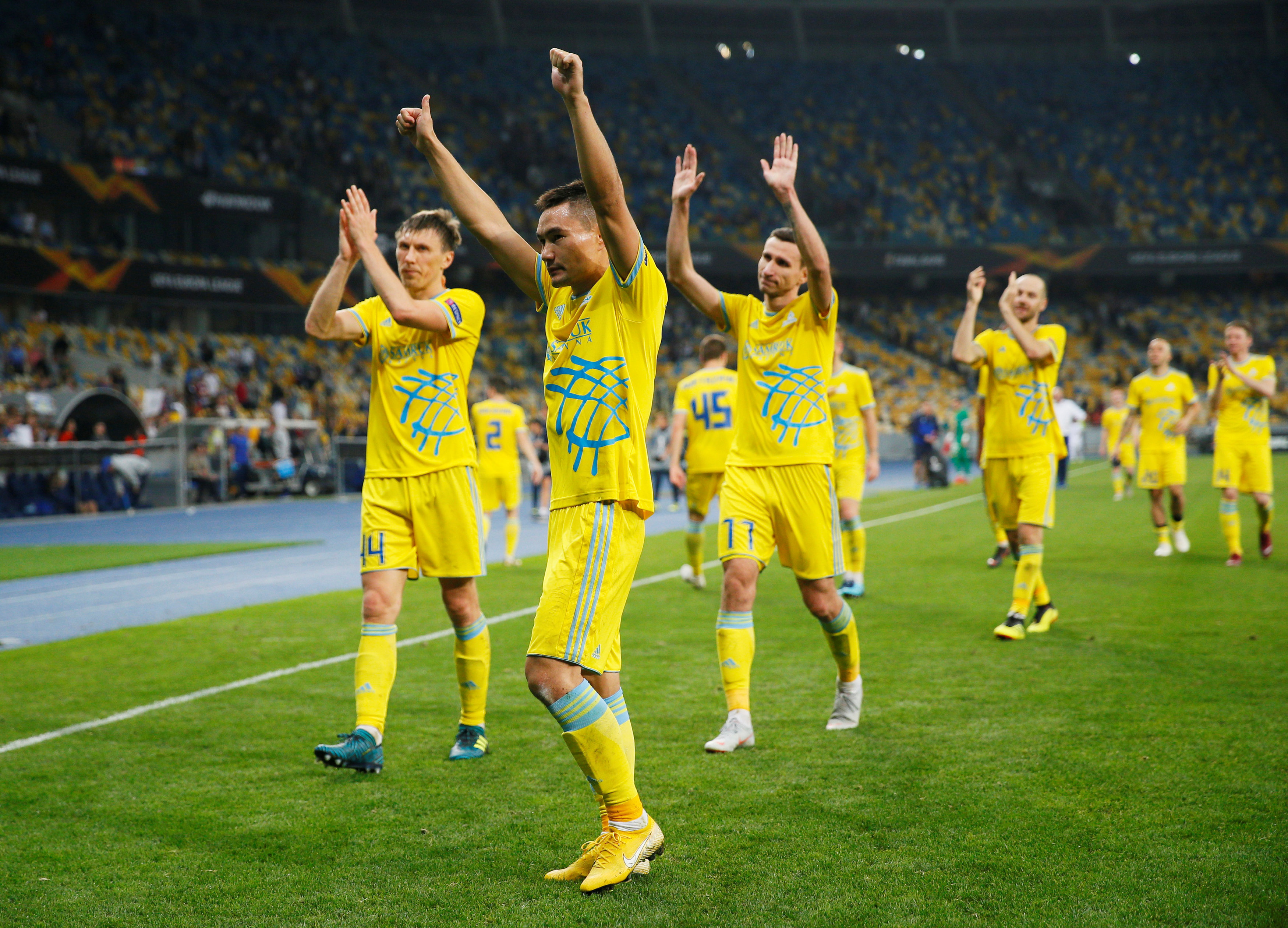  Матч Динамо Киев - Астана в рамках группового этапа Лиги Европы