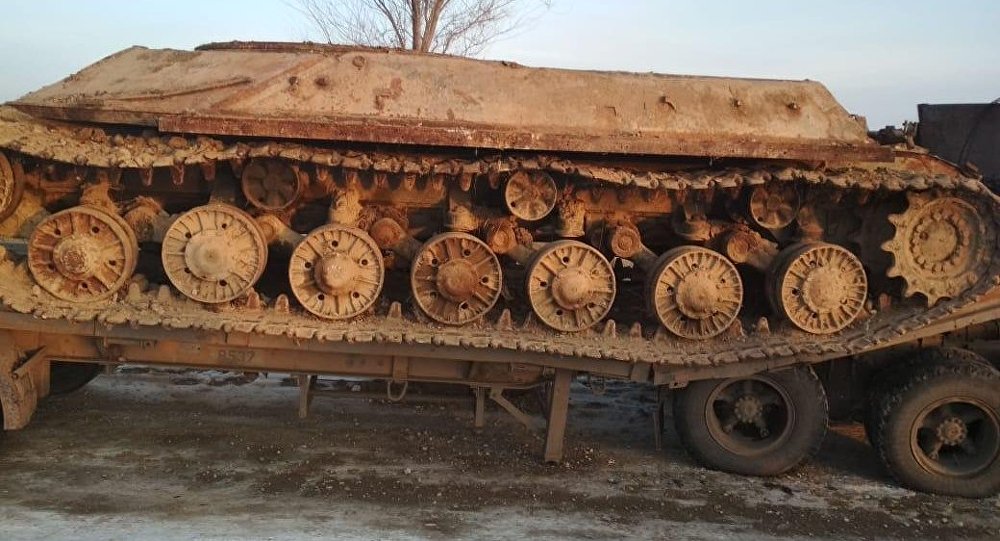 Бесхозный боевой танк нашли в одном из сел Алматинской области