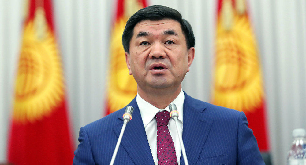 Қырғызстан премьер-министрі Мухаммедкалый Абылгазиев, архивтегі сурет